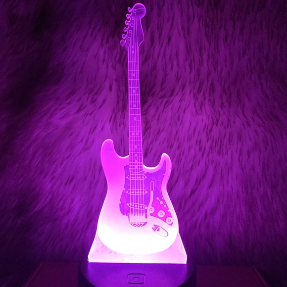 The Man In Black Show 3D LED Guitar Lamp - Picture 2 of 8